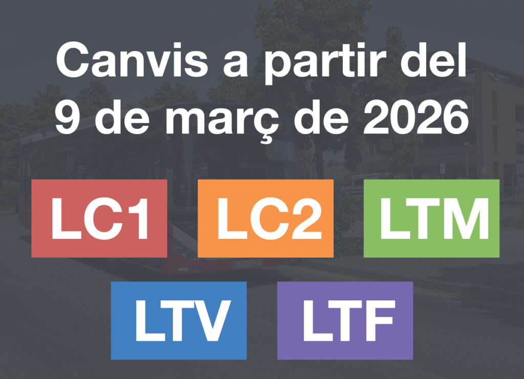 Millores a les línies urbanes de la Conca d’Òdena a partir del 9 de març
