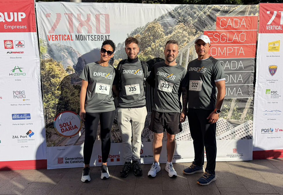DIREXIS TGO MASATS participa a la Vertical Montserrat 2026 i reafirma el seu compromís amb les causes solidàries