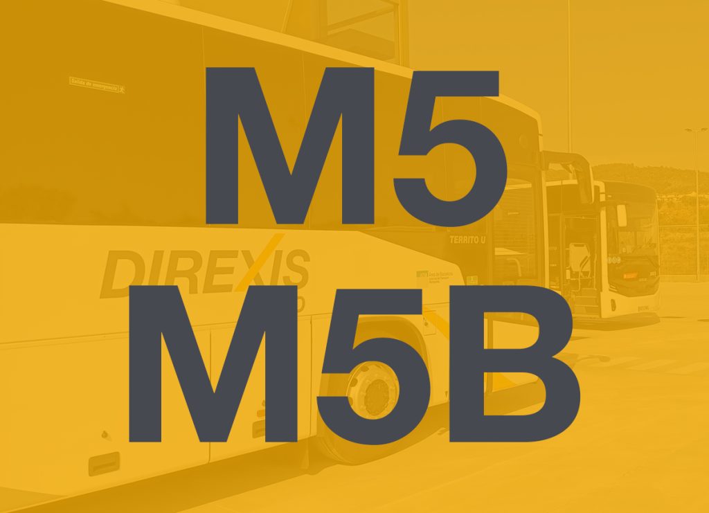 Ajustos a les línies M5 i M5B de Vacarisses a partir de l’1 de setembre