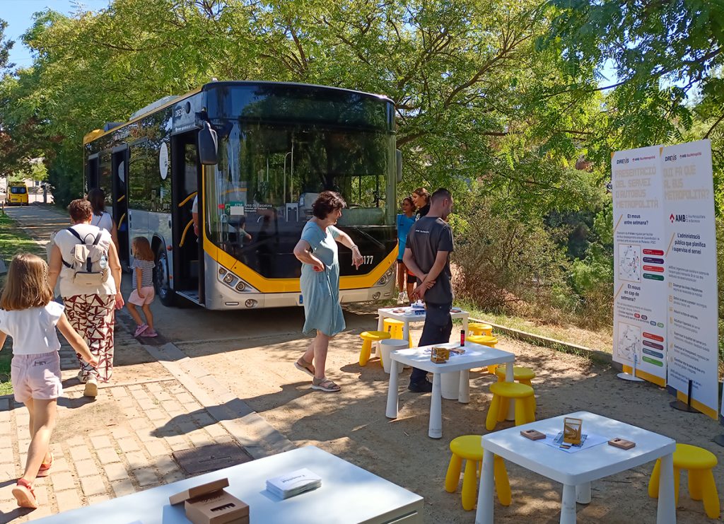 DIREXIS TGO apropa el transport públic a Castellbisbal durant la Setmana Europea de la Mobilitat